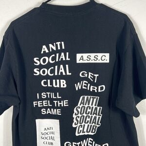🔥 ANTI SOCIAL SOCIAL CLUB Brand Graphic Streetwear Tee XL - PERFECT worn once